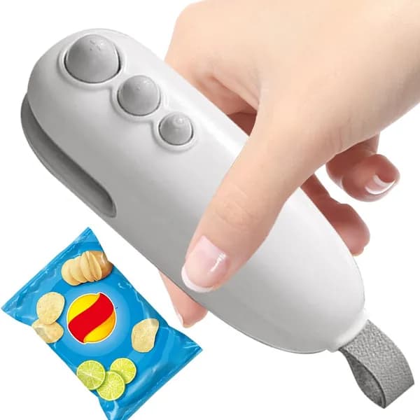 Мини-вакуумный запайщик для пакетов с USB-C и функцией резки