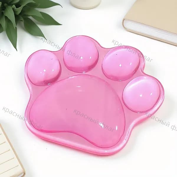 Прозрачный силиконовый коврик для мыши Wrist Rest