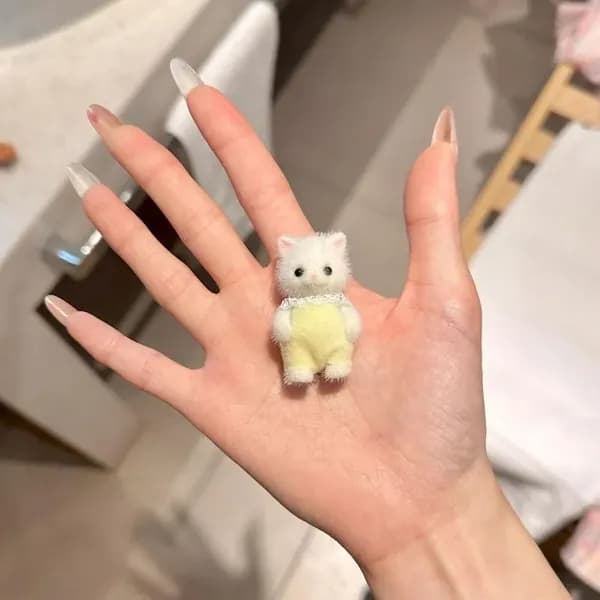 персидский кот,плюшевая игрушка,руки и ноги сгибаются,подарок на день рождения,Sylvanian Families