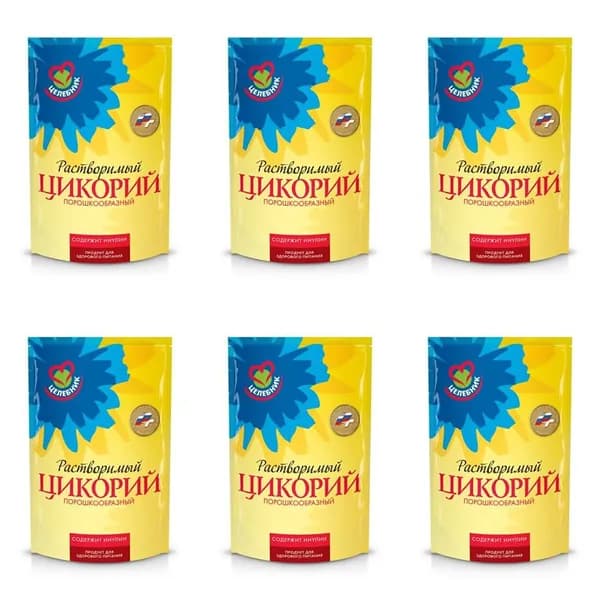Целебник Цикорий порошкообразный, 85 г, 6 уп