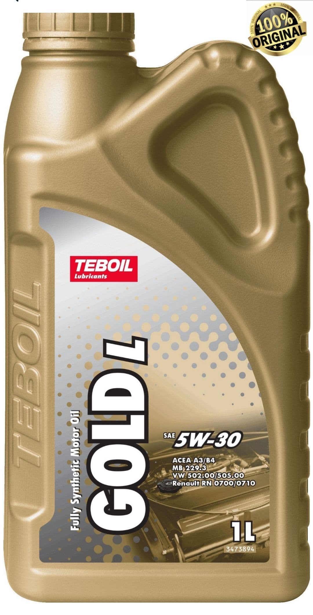 TEBOIL 5W-30 Масло моторное, Синтетическое, 1 л