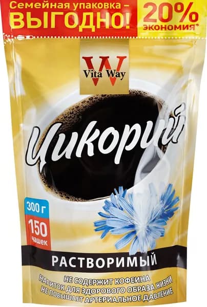 Цикорий растворимый VITA WAY порошкообразный, 300г