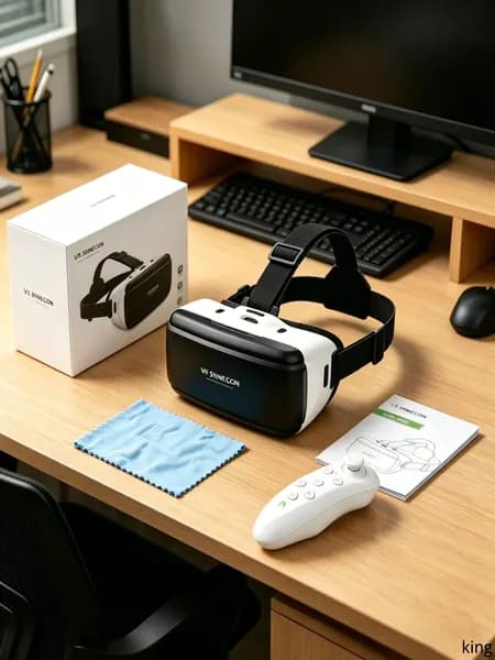 Виртуальные VR - очки сверхреального уровня / с игровой ручкой
