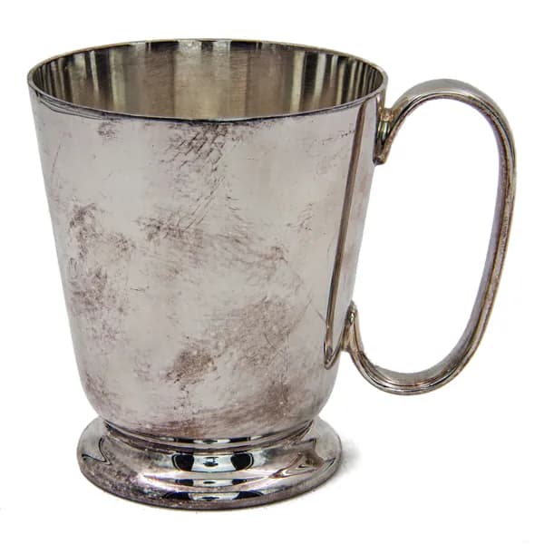 Кружка (пивная), 1900 - 1920 годы, Англия; мельхиор, серебрение; 0.3 л.
