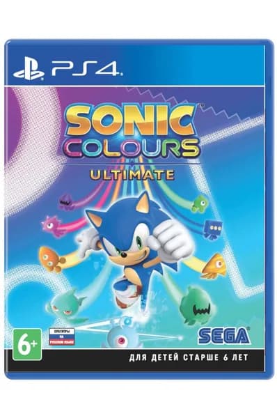 Игра Sonic Colors: Ultimate. Издание на диске. Русские субтитры на ps4/ps5.