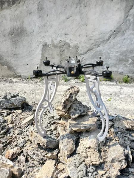 Ножки для квадрокоптера FPV усиленные, 4шт, 29 см, серые