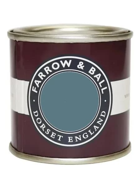 Краска для мебели и декора ультраматовая, меловая краска Farrow & Ball Estate Emulsion цвет 87 Sloe Blue, 100 мл