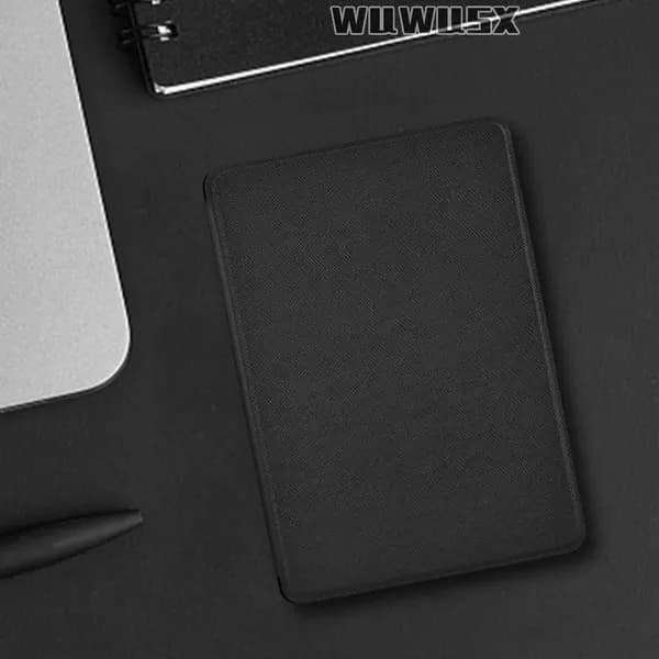 Чехол для Kindle Paperwhite 12 (2024) и Colorsoft Signature Edition, чёрный, с авто-пробуждением