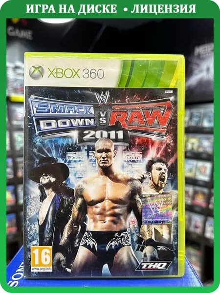 Игра WWE SmackDown! vs. RAW 2011 (Xbox 360) (Box)