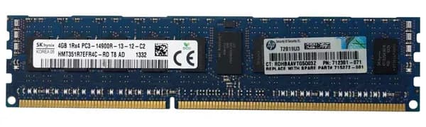 HP Оперативная память DDR3, 1866 МГц, 1 x (708637-B21)