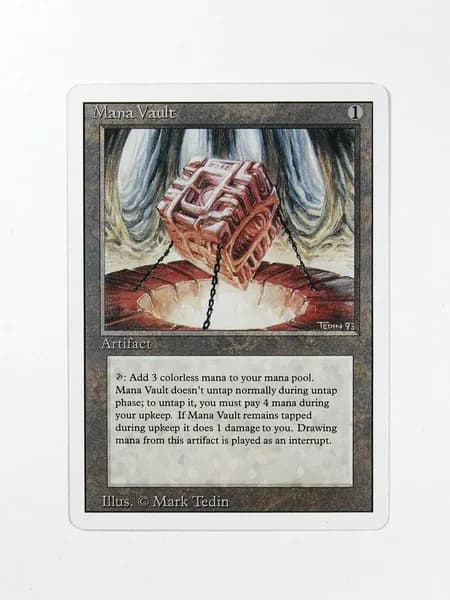 Обычная (Regular) прокси-карта TCG/MTG Proxy: Mana Vault (4ED)