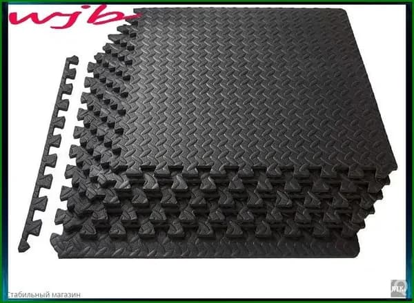 Спортивное напольное покрытие, 6шт, 30*30 см