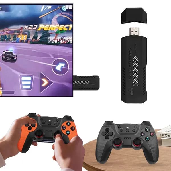 Игровая приставка X2 Ultra с 128 ГБ, 4K, поддержка 40+ эмуляторов, беспроводные контроллеры