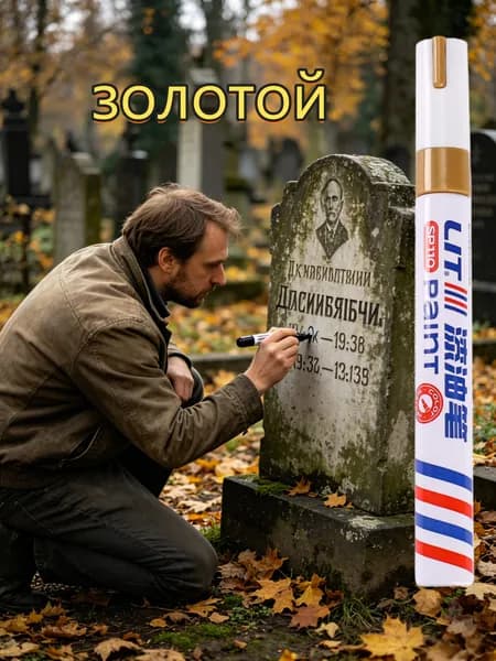 Маркер Масляный, толщина: 2.5 мм, 1 шт.для каллиграфии