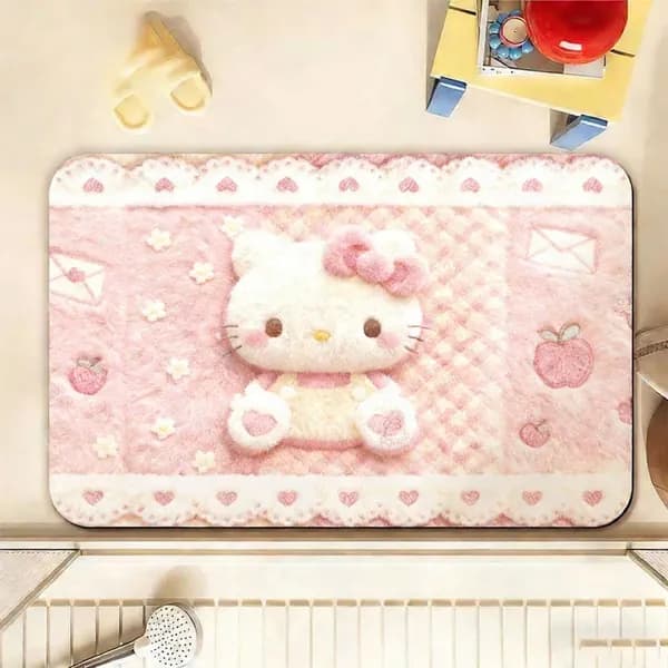 Коврик 40x60 см коричневый