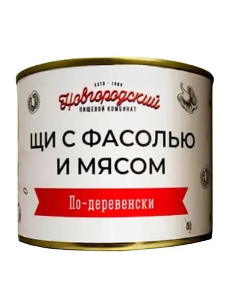 НПК Щи с фасолью и мясом "По-деревенски" 525 г