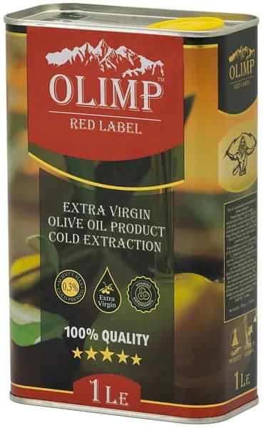 Оливковое масло Extra Virgin Olimp Red Label (Греция), 1литр