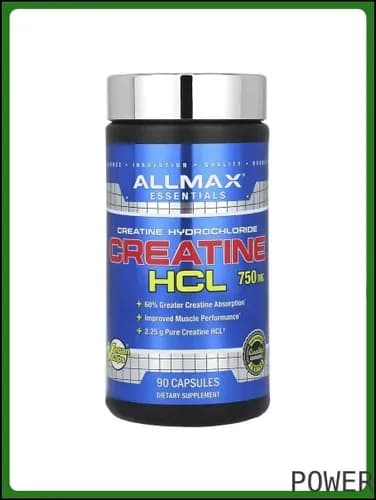 Креатиновый комплекс ALLMAX, Креатин гидрохлорид, 750 мг, 90 капсул POWER