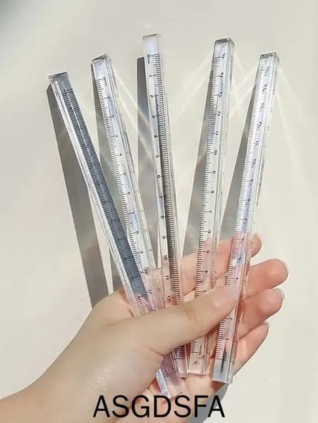 15cm / 20cm Треугольник для студентов Прозрачная линейка