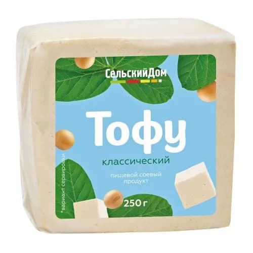 Продукт пищевой соевый Сельский дом Тофу классический 4.8% 250г