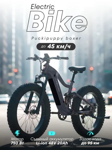 Электровелосипед фэтбайк Puckipuppy Boxer 750