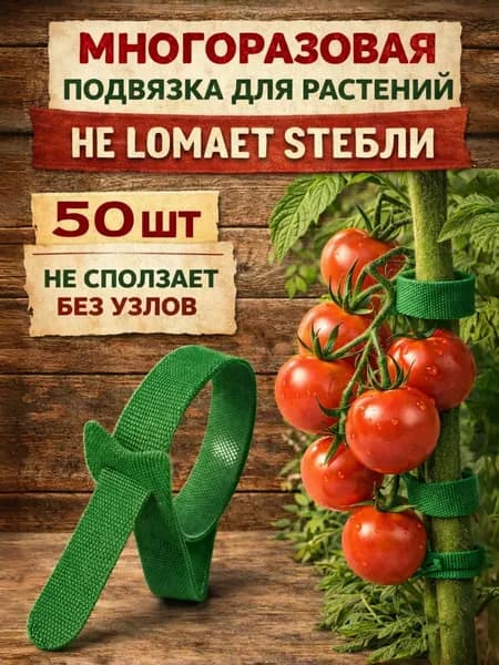 Клипсы для подвязки растений,1.2см,50шт