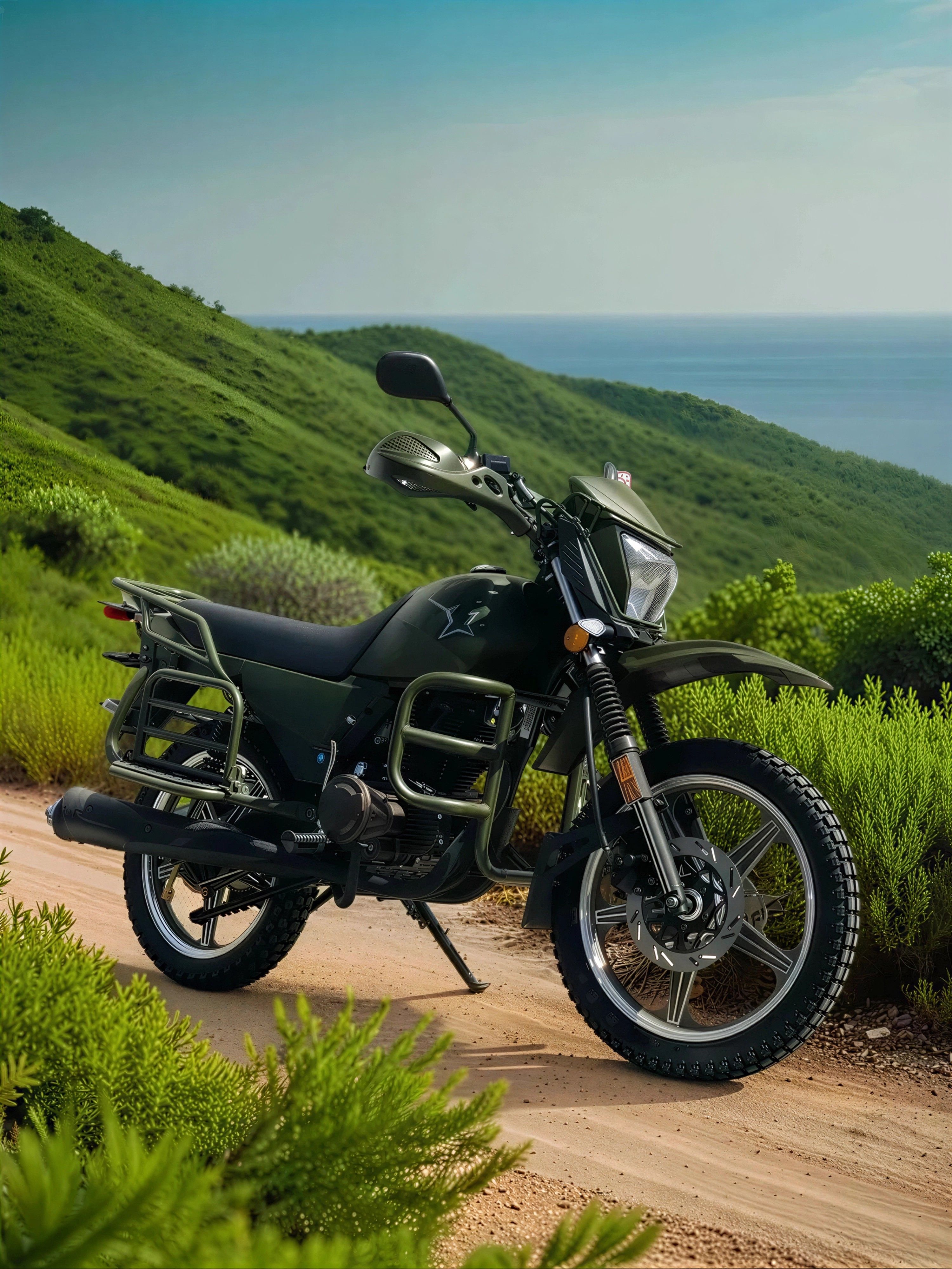 Мотоцикл INTRUDER 200 GREEN с ПТС