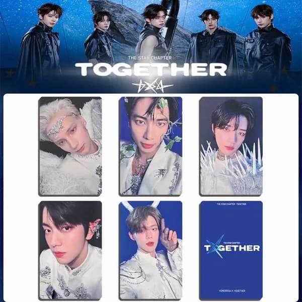 Карточки TXT k-pop карточки коллекционные Фотокарточки 54 * 86 мм 5 шт