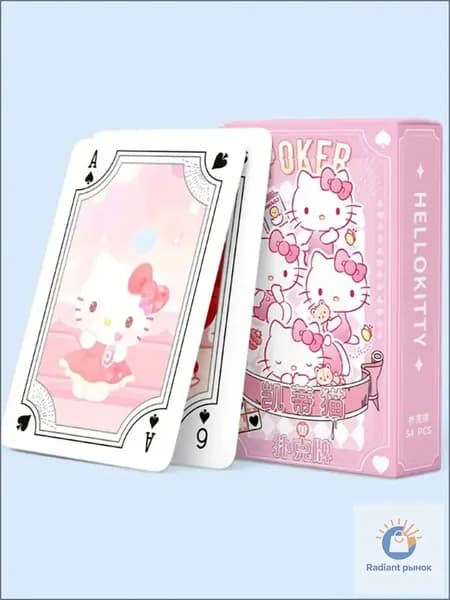 Карты игральные Hello Kitty Куроми Cinnamoroll аниме