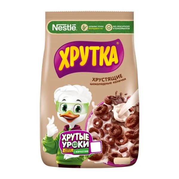 Колечки Хрутка Готовый завтрак шоколадные 210г