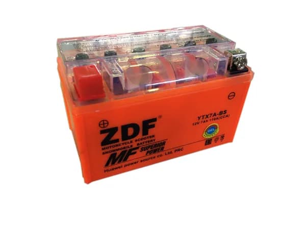 Аккумулятор ZDF YTX7A-BS 12V 7 a/h GEL ORANGE