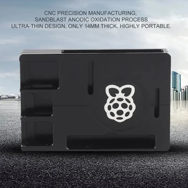 Тонкий корпус из алюминиевого сплава для Raspberry Pi B+/Pi 2/Pi 3