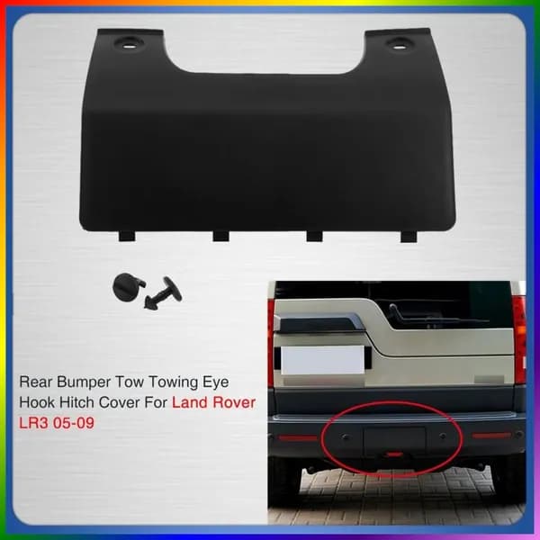 Крышка для буксировочного крюка, прочная и надежная, подходит для Land Rover LR3 05-09 LR4 10-12, DPO 500011PCL, простая установка
