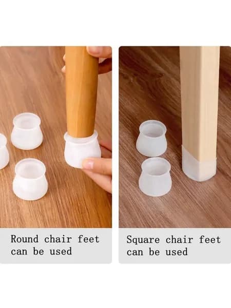 Силиконовый чехол для ножек столов и стульев, износостойкий, противоскользящий