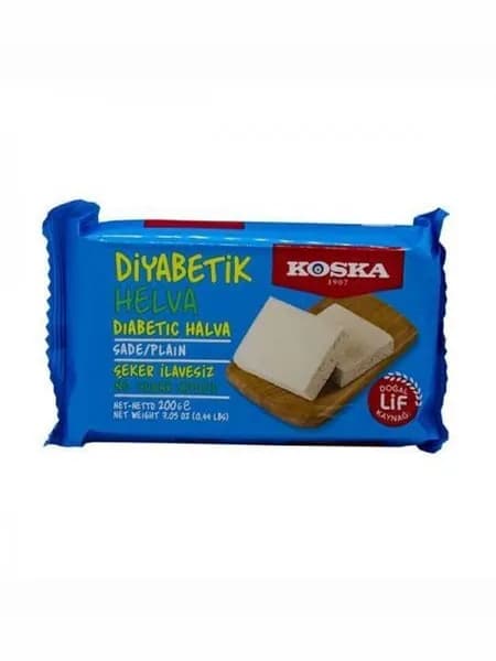 Халва кунжутная, без сахара, натуральная, Koska - 200 г