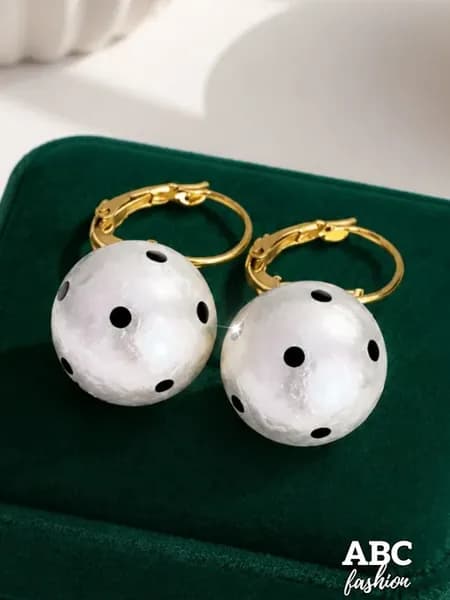 Серьги бижутерия шарики