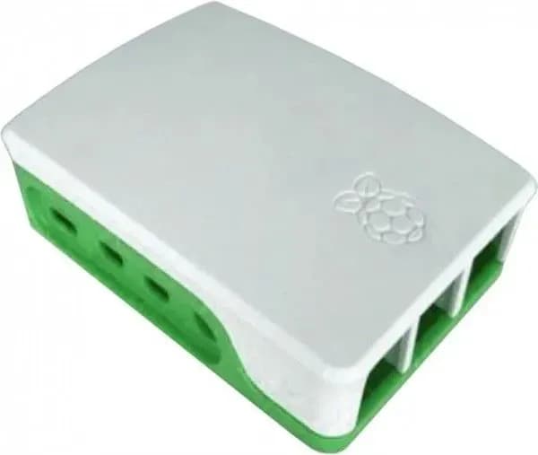 Корпус для одноплатного компьютера ACD White+Green ABS Case for Raspberry Pi 4B (RA601)