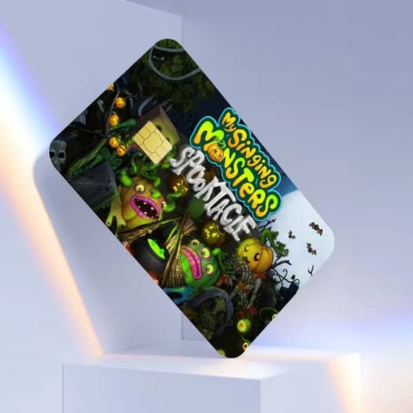 Мои поющие монстры My Singing Monsters Card Stickers Наклейка для банковской карты
