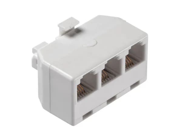 Переходник RJ12 GCT-1-3-6P4C 3 гнезда-1штекер, телефон. линия