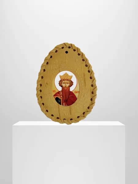 Иконка в бересте Вячеслав