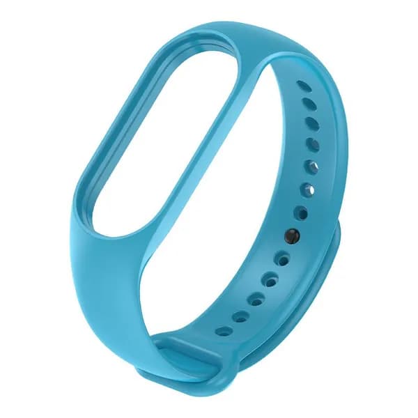Силиконовый ремешок для Xiaomi Mi Band 5 , Mi Band 6 и 7 / Браслет на Ми Бенд 6 и Ми Бенд 7