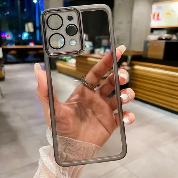 Для Realme 15 5G чехол для телефона с прозрачной защитной пленкой, мягкий силиконовый противоударный чехол