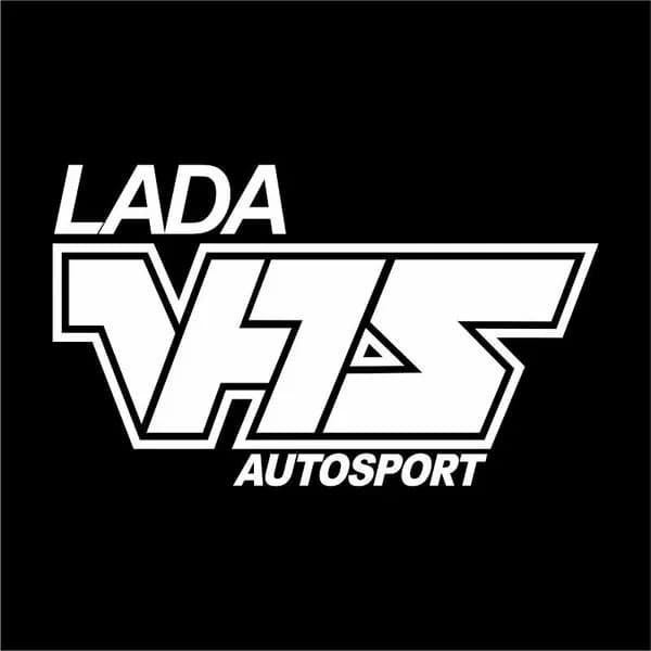 Автомобильная наклейка 17x10 см "LADA VFS AUTOSPORT".
