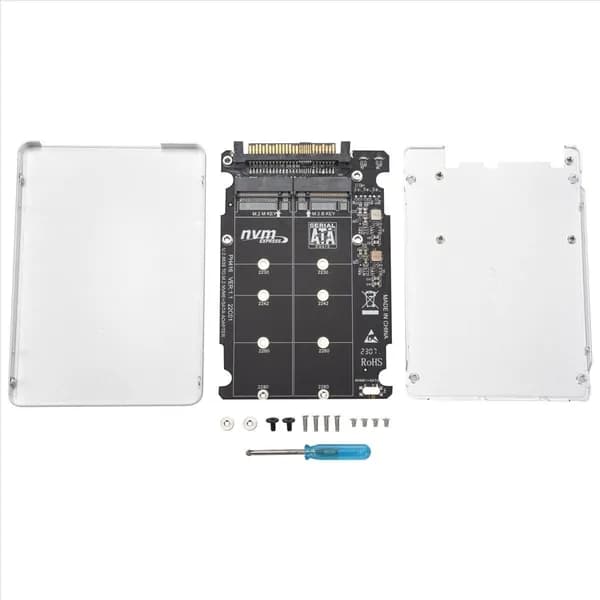 X9(F X Z V) Адаптер M.2 SSD-U.2 2in1 NVMe и SATA-Bus NGFF SSD-адаптер PCI-E U.2 SFF-8639 PCIe M2 Converter, с оболочкой