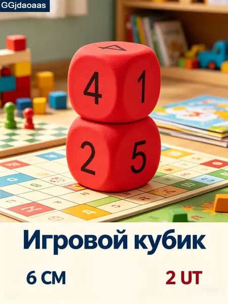 Крупные Кубики Из EVA Пены Для Детских Игр И Обучения 2шт