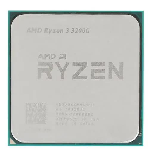 Процессор AMD Ryzen 3 3200G (YD3200C5M4MFH) OEM - AM4, 4 х 3.6 ГГц, L2 - 2 МБ, L3 - 4 МБ, 2хDDR4-2933 МГц, AMD Radeon Vega 8, TDP 65 Вт