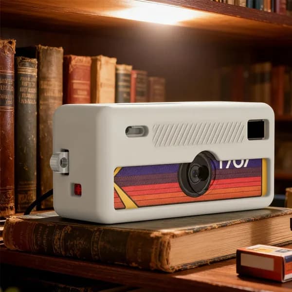Силиконовый чехол для камеры Kodak Charm ra с креплением-карабином, защита от падений и царапин, серый