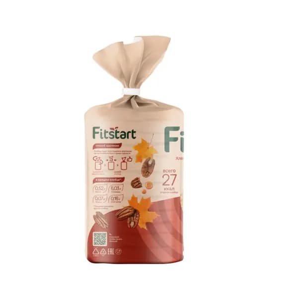 Fitstart Хлебцы Рисовые Кленовый сироп, 100 г