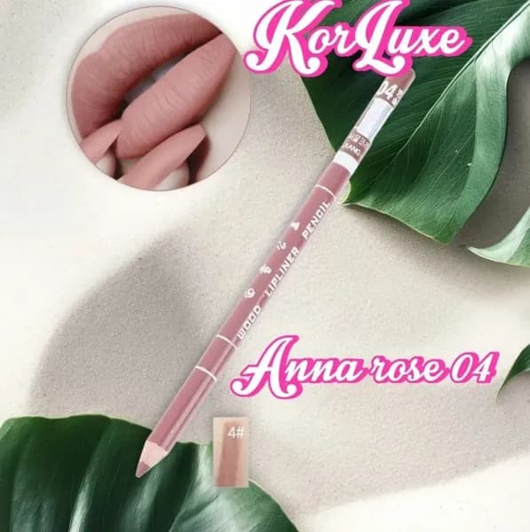 ANNA ROSE Wood карандаш для губ 4