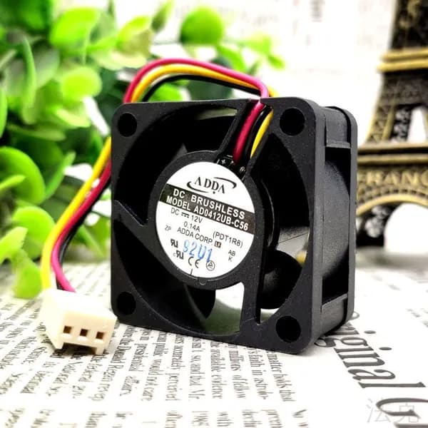 Вентилятор Охлаждения ADDA AD0412UB-C56 4020 4cm 12V 0.14A 40x40x20mm,40MM Три Линии Вентилятор